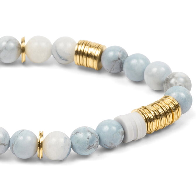 Scout Curated Wears Bracelet - Stacker/Blue Howlite