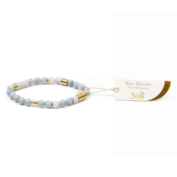 Scout Curated Wears Bracelet - Stacker/Blue Howlite