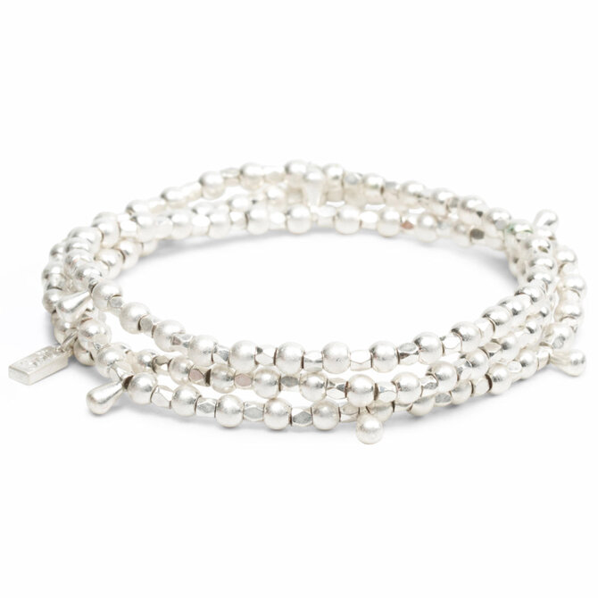 Scout Curated Wears Bracelet - Silver Teardrop