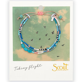 Scout Curated Wears Bracelet - Mixed Media/Sky/Turquoise/Silver