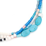 Scout Curated Wears Bracelet - Mixed Media/Sky/Turquoise/Silver