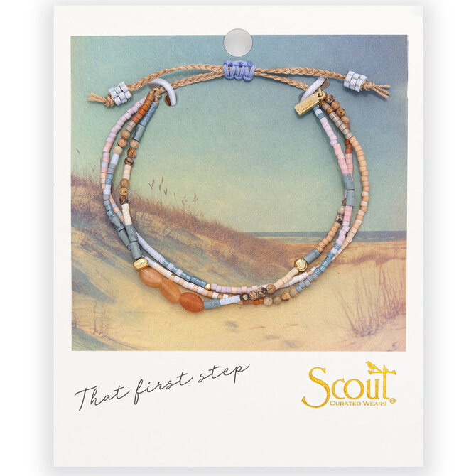Scout Curated Wears Bracelet - Mixed Media/Inspiration/Red/Gold