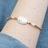 Scout Curated Wears Bracelet - Pearl/Courage/Gold