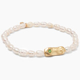 Scout Curated Wears Bracelet - Pearl/Luck/Gold
