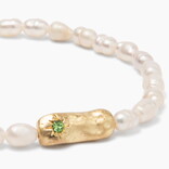Scout Curated Wears Bracelet - Pearl/Luck/Gold