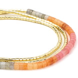 Scout Curated Wears Bracelet - Ombre Wrap Sunset/Gold