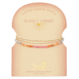 Scout Curated Wears Bracelet - Ombre Wrap Sunset/Gold