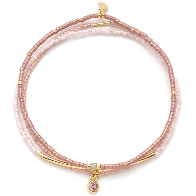 Scout Curated Wears Bracelet - Trio Blush/Gold