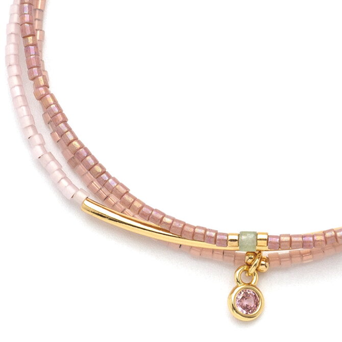 Scout Curated Wears Bracelet - Trio Blush/Gold