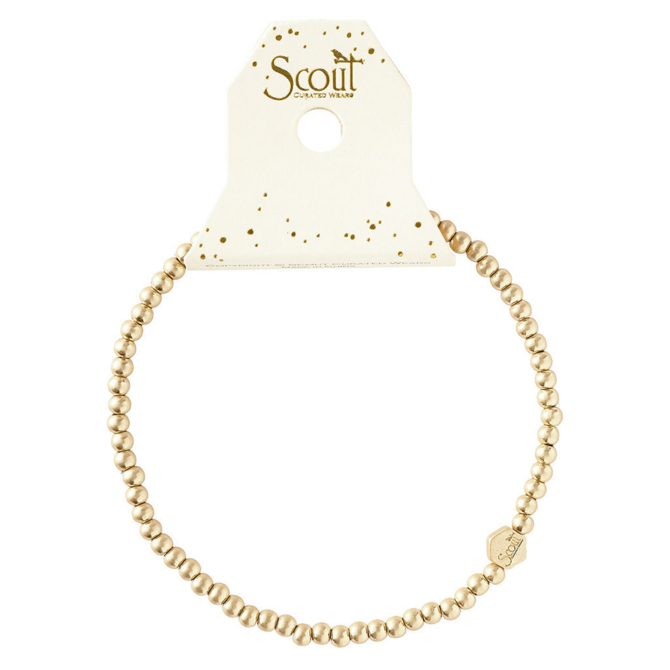 Scout Curated Wears Bracelet - Ball Beads/Gold Stack