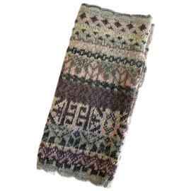 TEY-ART INC. Hand Warmer - Alpaca Blend Vivian Geo Grey