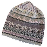 TEY-ART INC. Hat - Alpaca Blend Vivian Geo Grey