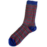 TEY-ART INC. Sock - Alpaca Bamboo Spring Buds Blue Medium