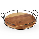 TRUEBRANDS Cocktail Tray - Acacia Modern Manor