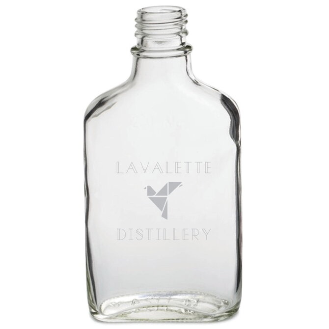 TRUEBRANDS Flask - Glass Leather Wrapped