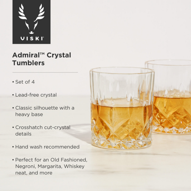 TRUEBRANDS *SET-TUMBLERS ADMIRAL S/4