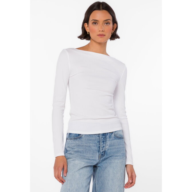 VELVET HEART Top - Leone Boatneck