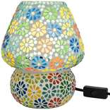 BENJAMIN INTERNATIONAL LAMP-MOSIAC GLASS 10"