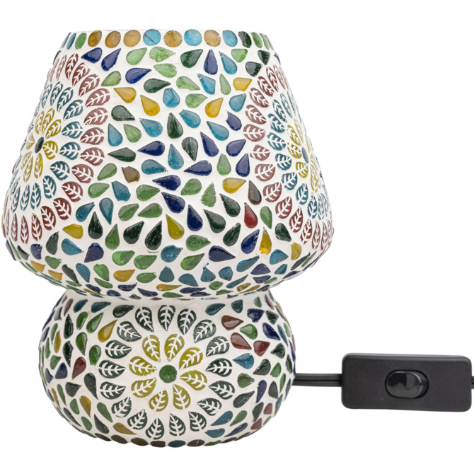 BENJAMIN INTERNATIONAL Lamp - Mosaic Glass 7"