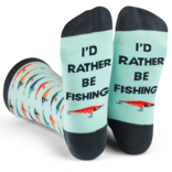 LAVLEY SOCKSPM-I'D RATHER BE FISHING