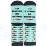 LAVLEY SOCKSPM-I'D RATHER BE FISHING