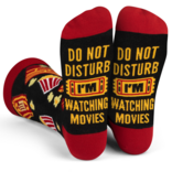LAVLEY SOCKS-DO NOT DISTURB, WATCHING MOVIES