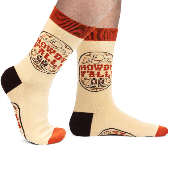 LAVLEY SOCKS-HOWDY Y'ALL