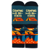 LAVLEY SOCKSM-CAMPING IS IN TENTS