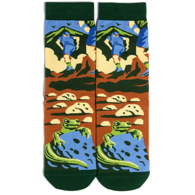 LAVLEY SOCKSM-RISE AND CLIMB GRN