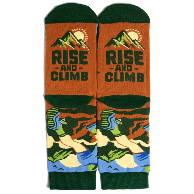 LAVLEY SOCKSM-RISE AND CLIMB GRN
