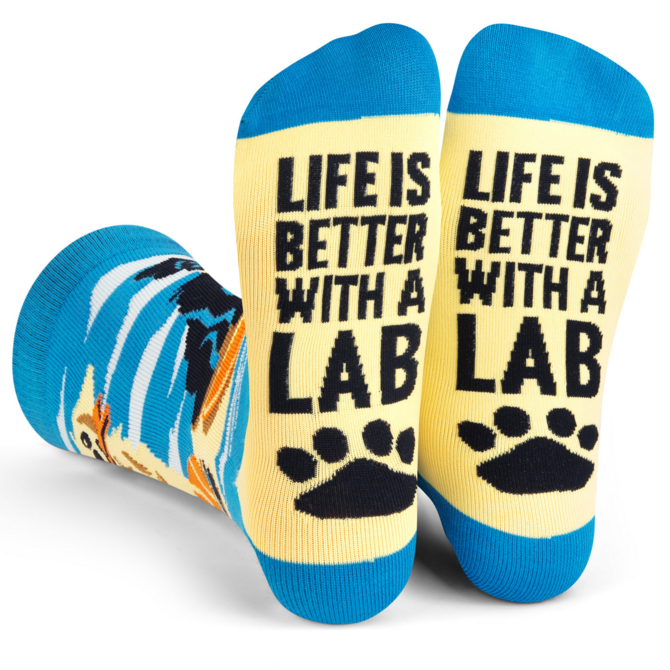 LAVLEY SOCKSM-LIFE IS BETTER WITH A LAB