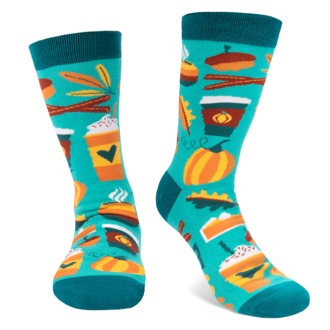LAVLEY SOCKSM-SPICE SPICE BABY (PUMPKINS/FALL)