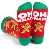 LAVLEY SOCKSM-OH SNAP (GINGERBREAD MEN)