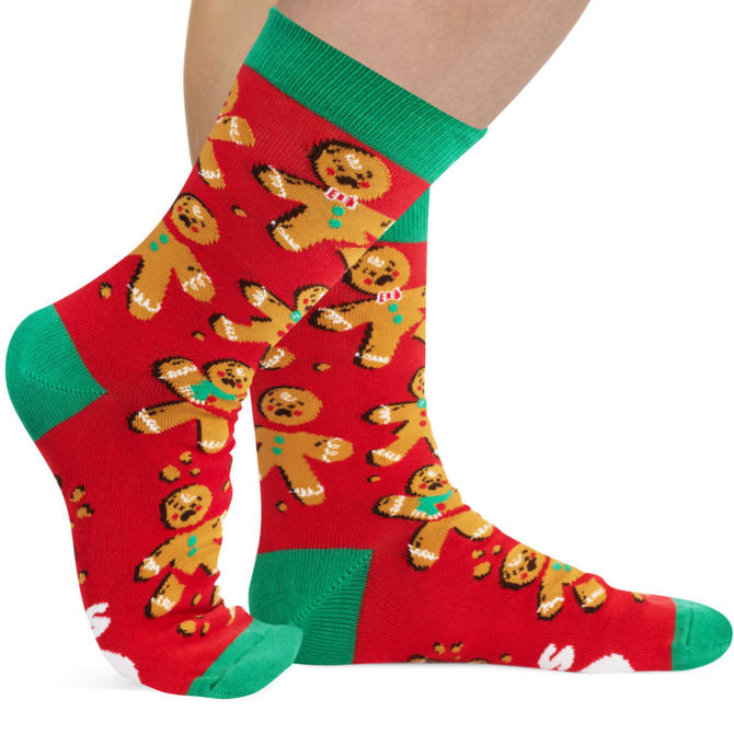 LAVLEY SOCKSM-OH SNAP (GINGERBREAD MEN)