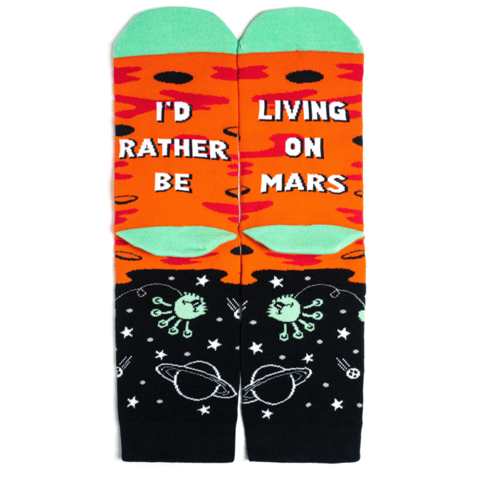 LAVLEY SOCKSM-I'D RATHER BE LIVING ON MARS