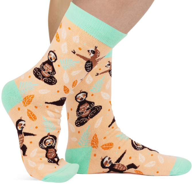 LAVLEY SOCKSM-YOGA SLOTH
