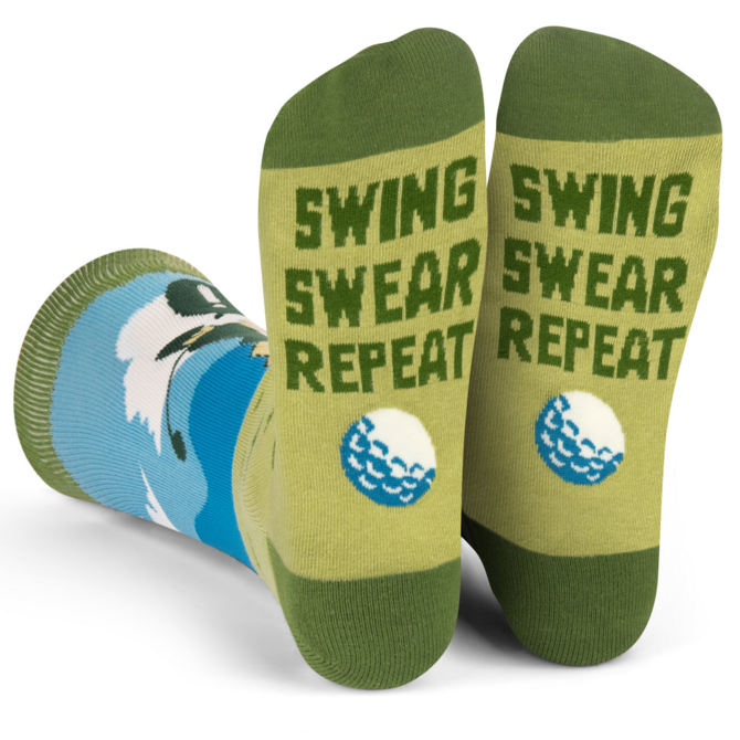 LAVLEY SOCKSM-SWING SWEAR REPEAT (GOLF)