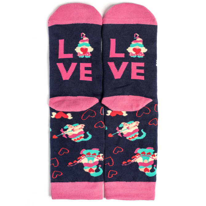 LAVLEY SOCKS-GNOME LOVE