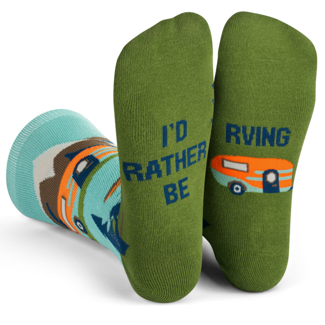 LAVLEY SOCKS-I'D RATHER BE RVING