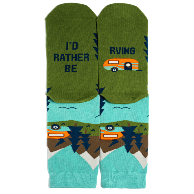 LAVLEY SOCKS-I'D RATHER BE RVING