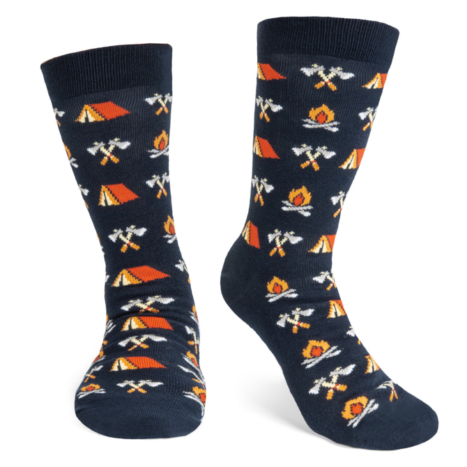 LAVLEY SOCKS-BORN TO CAMP, FORCED TO WORK