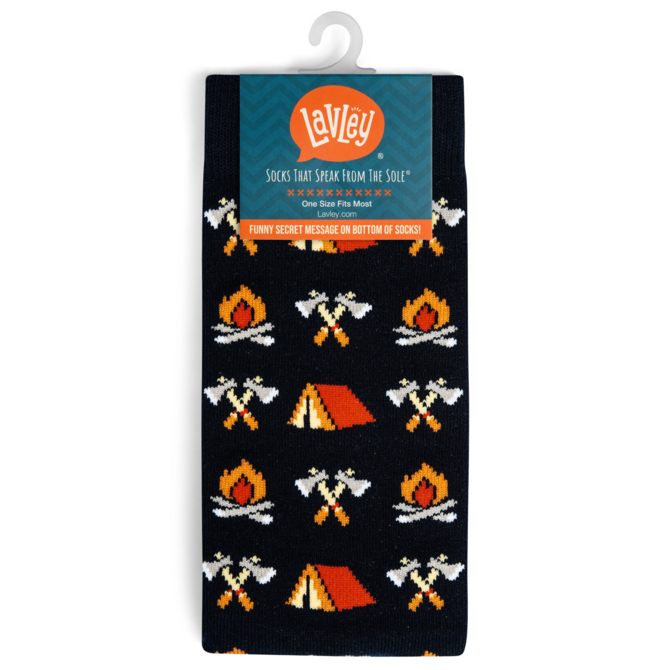 LAVLEY SOCKS-BORN TO CAMP, FORCED TO WORK