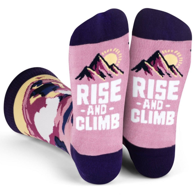 LAVLEY SOCKSPM-RISE AND CLIMB PRPL