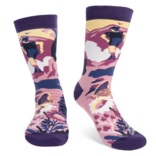 LAVLEY SOCKSPM-RISE AND CLIMB PRPL