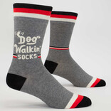 Blue Q M SOCKS-DOG WALKIN'