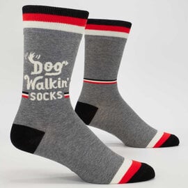 Blue Q Men's Socks - Dog Walkin'