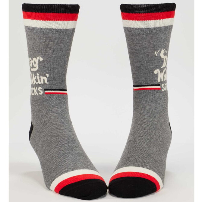 Blue Q Men's Socks - Dog Walkin'