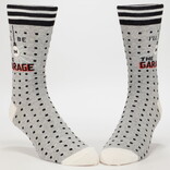 Blue Q M SOCKS-I'LL BE IN GARAGE