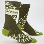 Blue Q M SOCKS-SIR SNORES A LOT