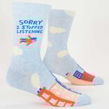 Blue Q M SOCKS-I STOPPED LISTENING